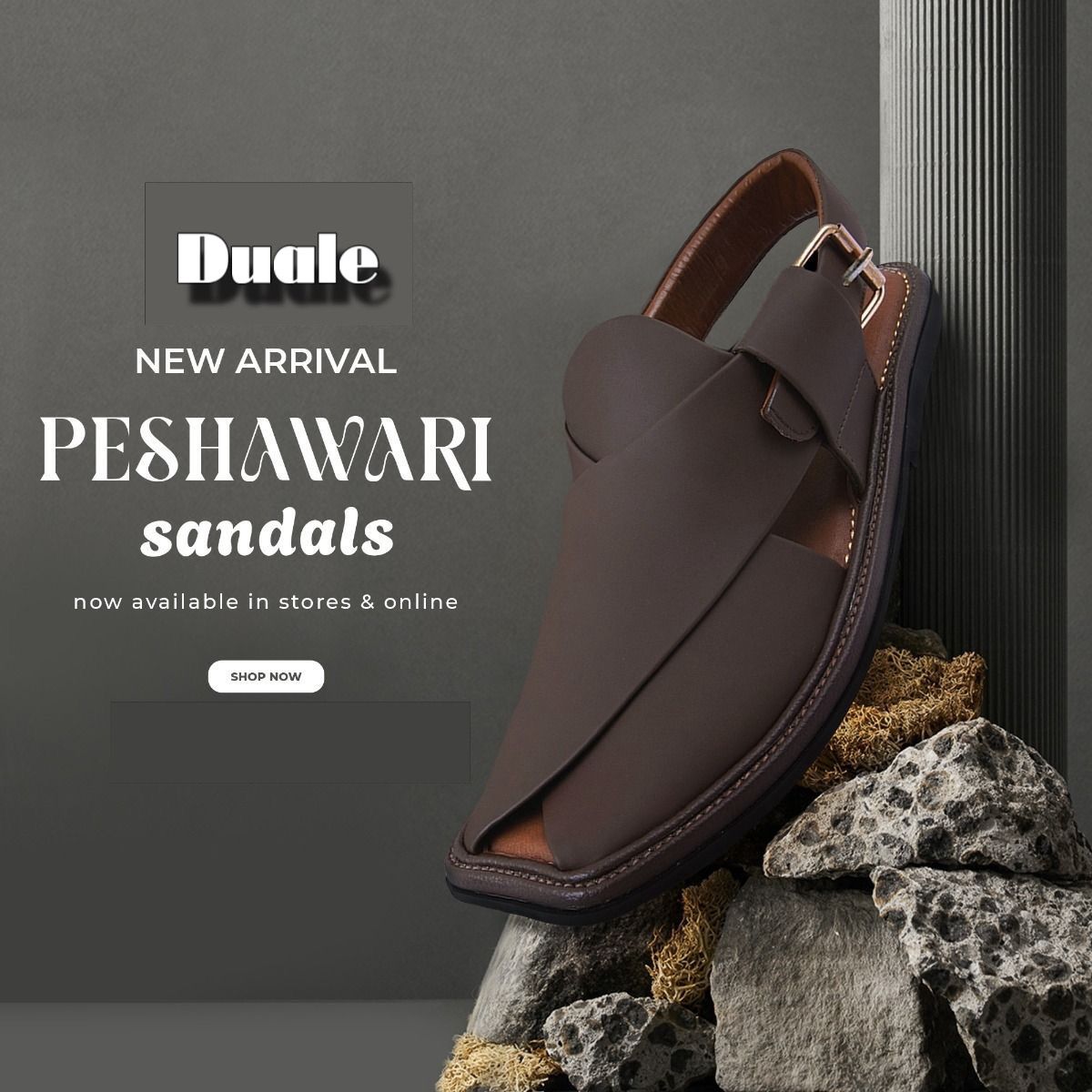 Dark Brown Peshawaalri Sandal