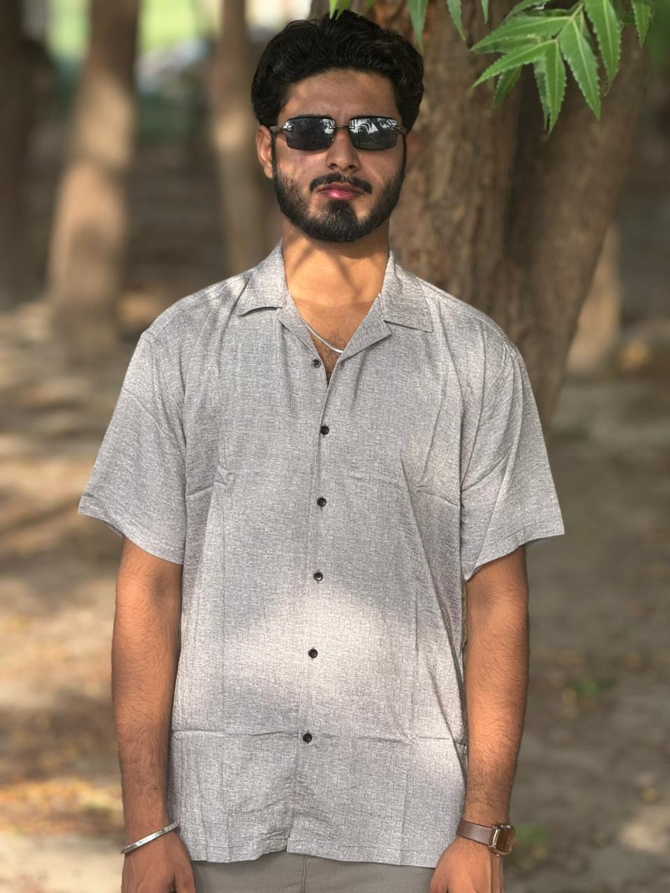 CUBAN COLOR SHIRT (silver mate)