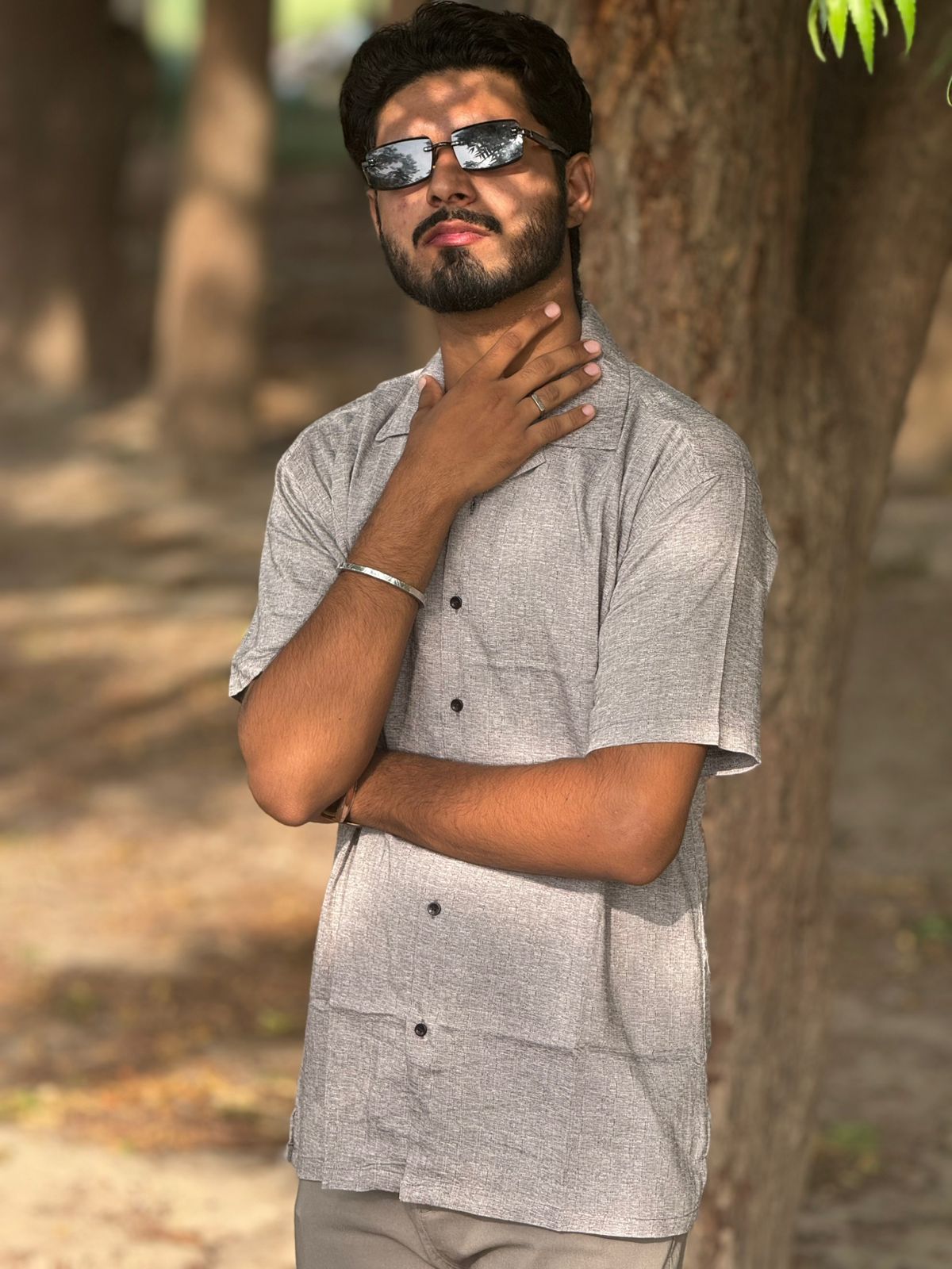 CUBAN COLOR SHIRT (silver mate)
