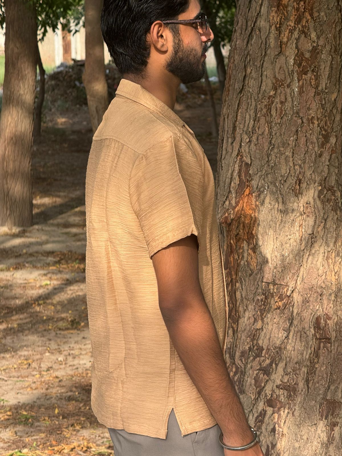 CUBAN COLOR SHIRTS in Mustard