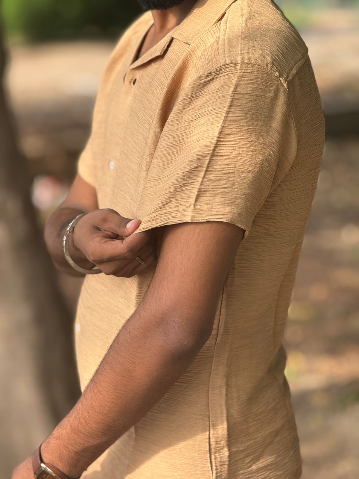 CUBAN COLOR SHIRTS in Mustard
